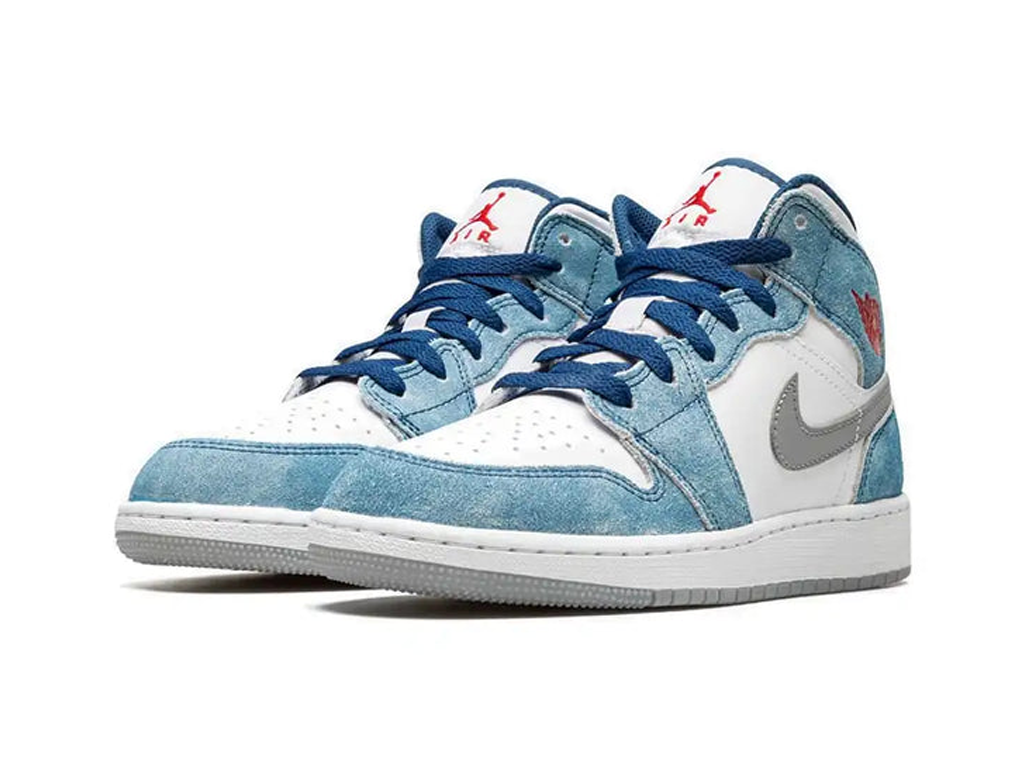 Nike Jordan 1 Mid SE French Blue Light Stel (GS)