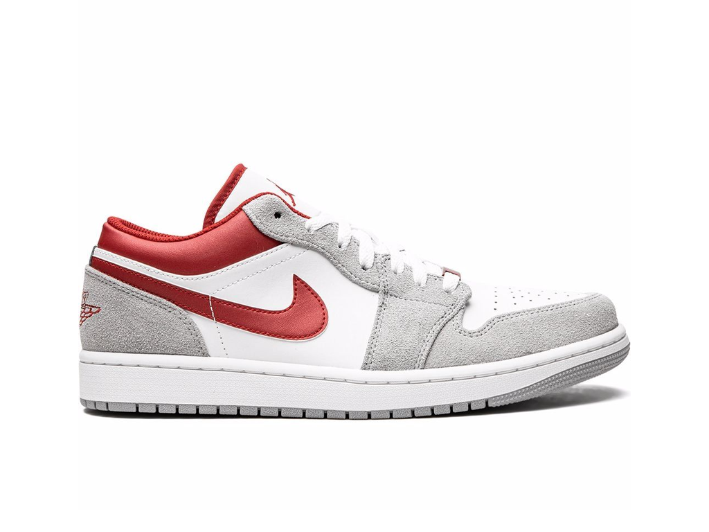 Nike Jordan 1 Low SE Light Smoke Grey Gym Red