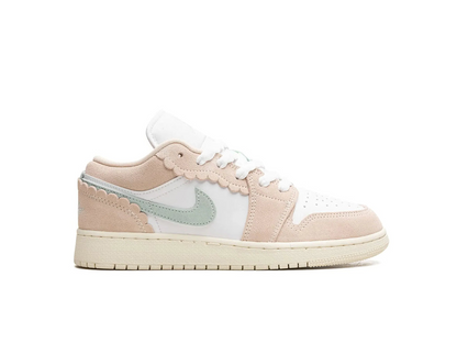 Nike Jordan 1 Low SE Scalloped Edge Guava Ice (GS)