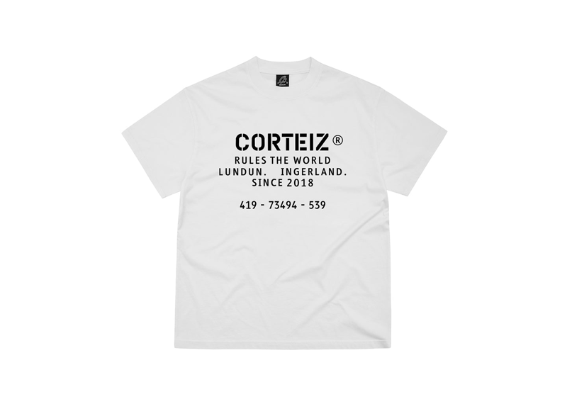 Corteiz OG Stencil Tee White-Corteiz-pikastore.cz