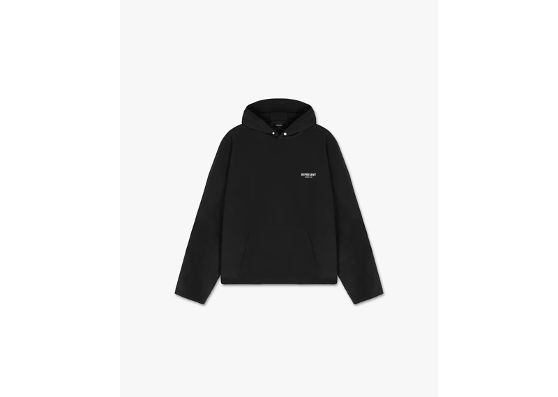 Represent Owners Club Nylon Pullover Jacket Black-Represent-pikastore.cz