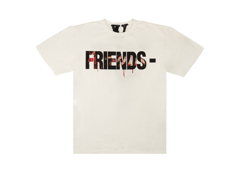 Vlone Keep Enemies Close T-Shirt White-Vlone-pikastore.cz