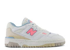 New Balance 550 Big Kid White Ultra Pink Blue