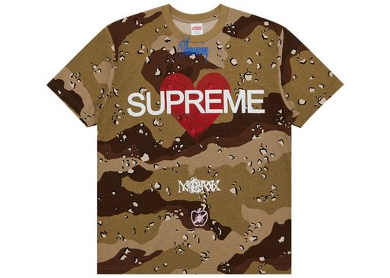 Supreme Announcing Tee Chocolate Chip Camo-Supreme-pikastore.cz