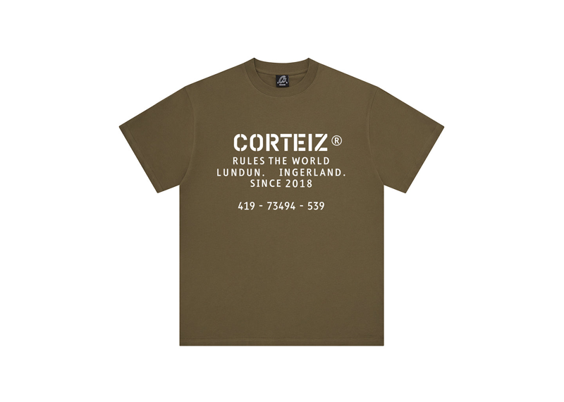 Corteiz OG Stencil Tee Khaki-Corteiz-pikastore.cz