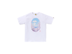 Bape A Bathing Ape Men Japanese Sakura Light Blue Tee