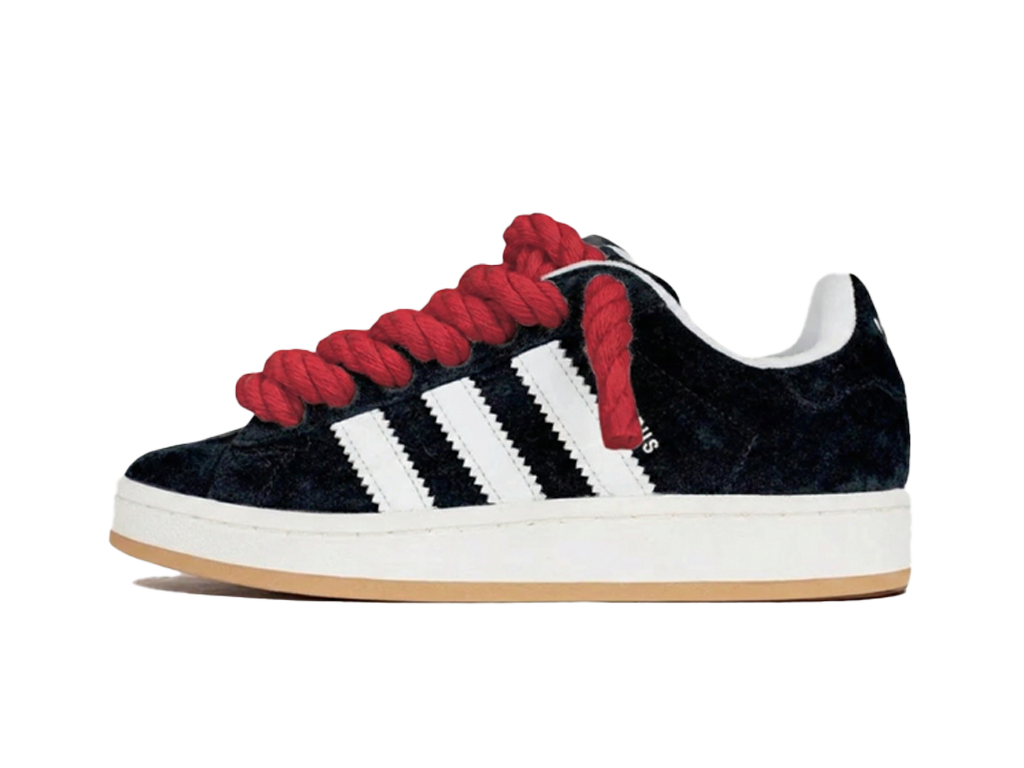 Adidas Campus 00s Black Rope Laces Red-Adidas-pikastore.cz
