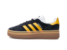 Adidas Gazelle Bold Black Bold Gold (Women's)-sneakers-Adidas-pikastore.cz