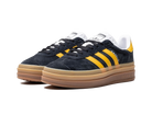 Adidas Gazelle Bold Black Bold Gold (Women's)-sneakers-Adidas-pikastore.cz