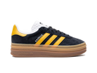 Adidas Gazelle Bold Black Bold Gold (Women's)-sneakers-Adidas-pikastore.cz