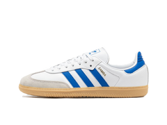 Adidas Samba OG J White Blue Gum