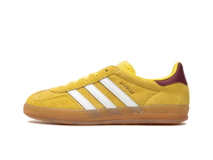 Adidas Wmns Gazelle Indoor Bright Yellow Burgundy