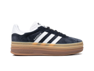 Adidas Gazelle Bold Black White Gum (Women's)-sneakers-Adidas-pikastore.cz