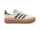 Adidas Gazelle Bold Magic Beige Collegiate Green (Women's)-sneakers-Adidas-pikastore.cz
