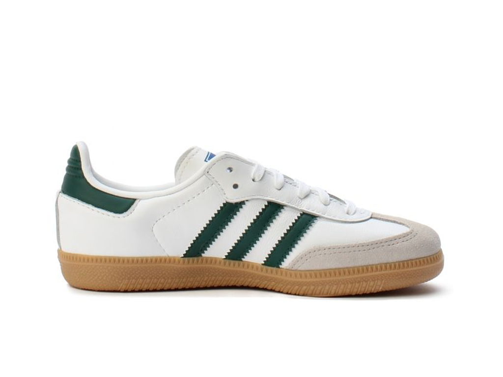 Adidas Samba OG J White Collegiate Green Gum-Adidas-pikastore.cz