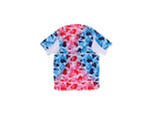 Adidas x BAPE Football Graphic Slim Jersey T-shirt Blue Pink-Adidas-pikastore.cz