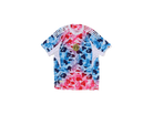 Adidas x BAPE Football Graphic Slim Jersey T-shirt Blue Pink-Adidas-pikastore.cz