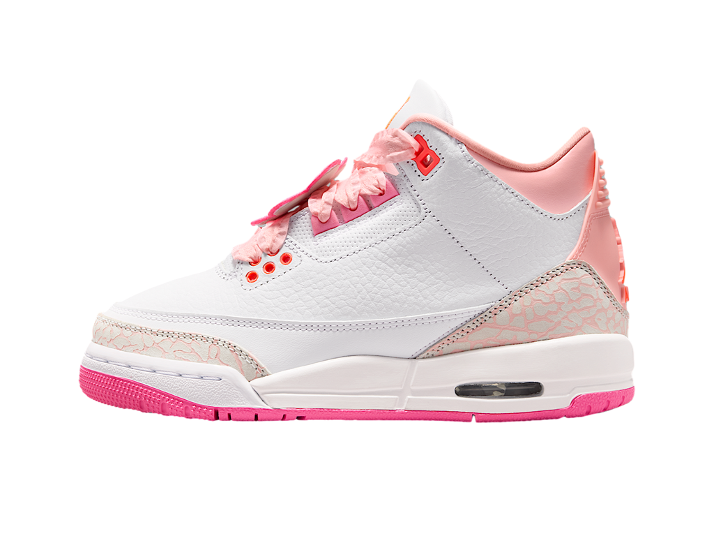 Air Jordan 3 Retro GS Spring Flowers – tenisky, růžová