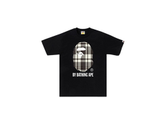 Bape Check By Bathing Ape Tee Black (grijze ruit)