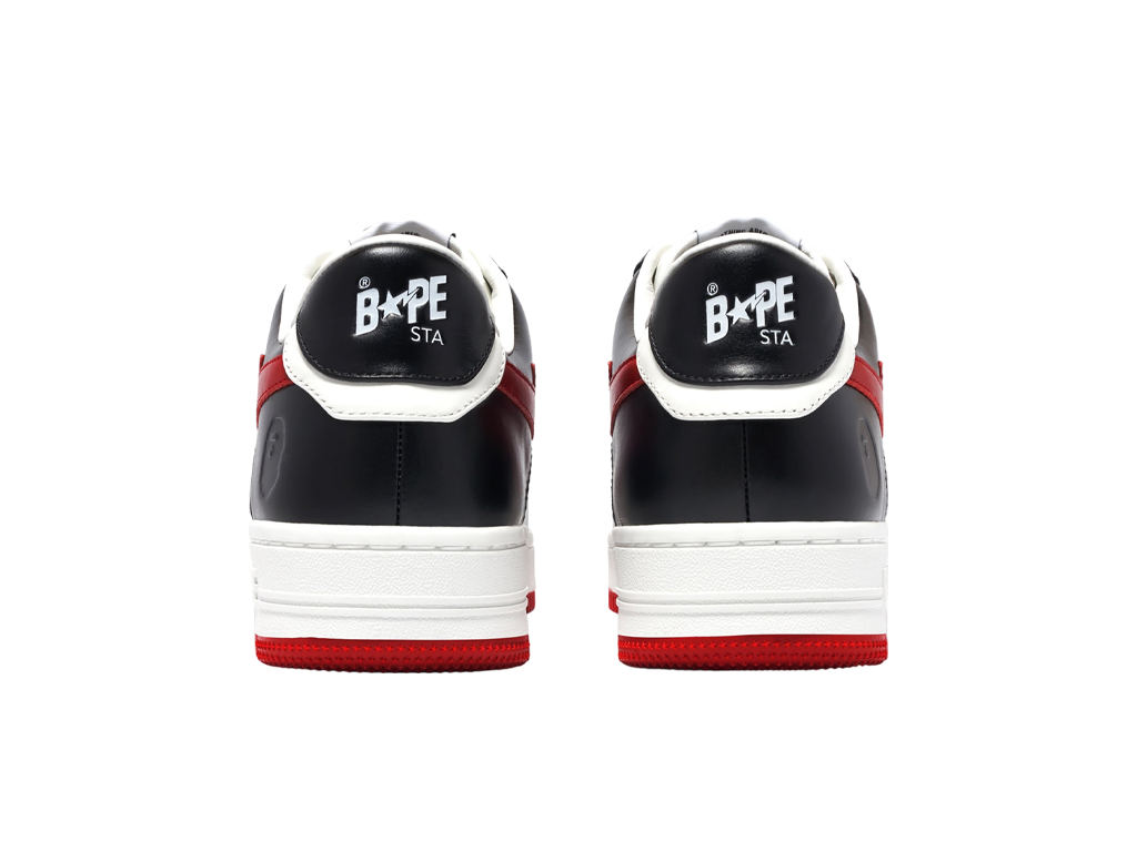 Bape A Bathing Ape Bape Sta 3 M2 White Black Red-Bape-pikastore.cz