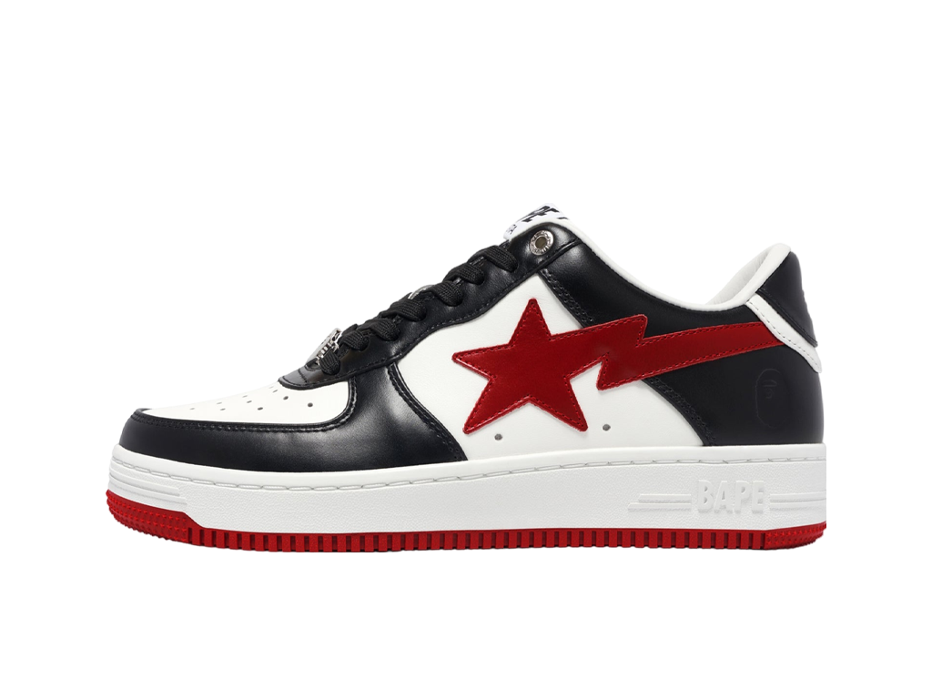 Bape A Bathing Ape Bape Sta 3 M2 White Black Red-Bape-pikastore.cz