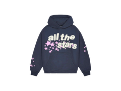Broken Planet All The Stars Hoodie Deep Navy Pink