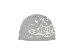 Broken Planet Logo Nylon Beanie Heather Grey