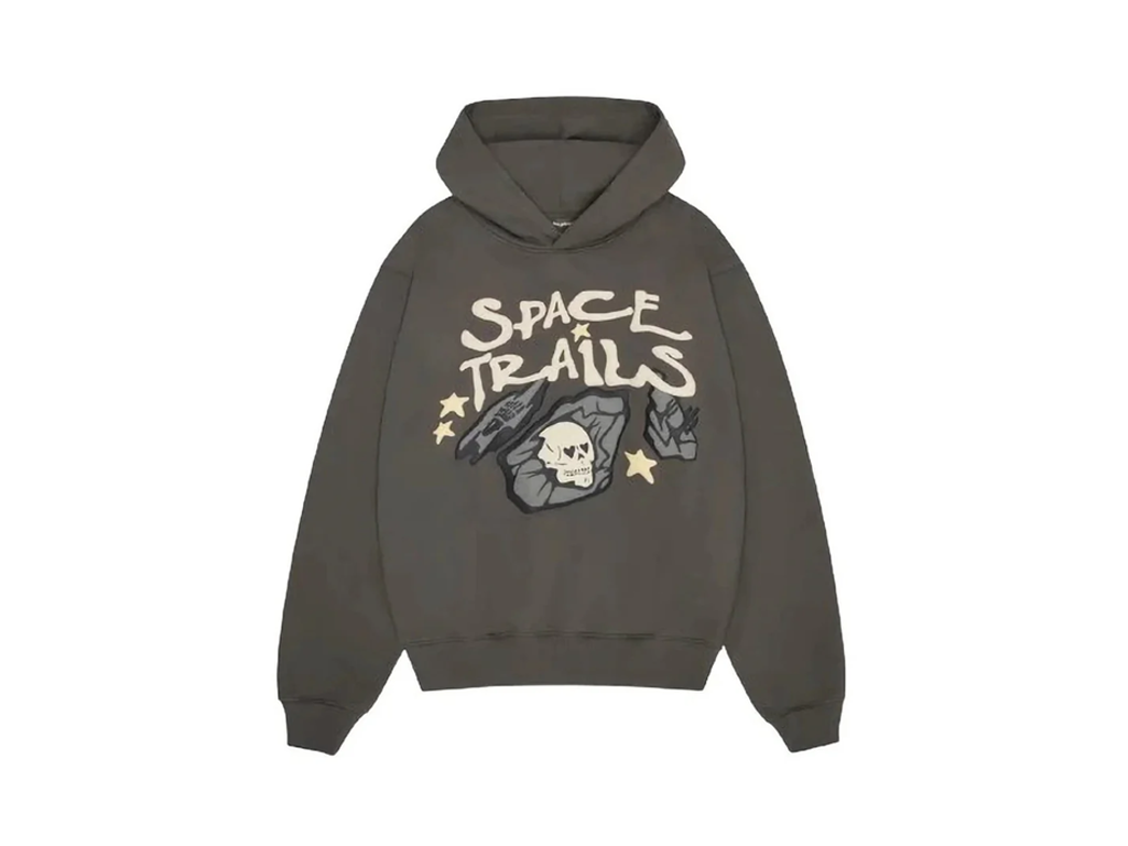 Broken Planet Space Trails Hoodie Beluga Grey