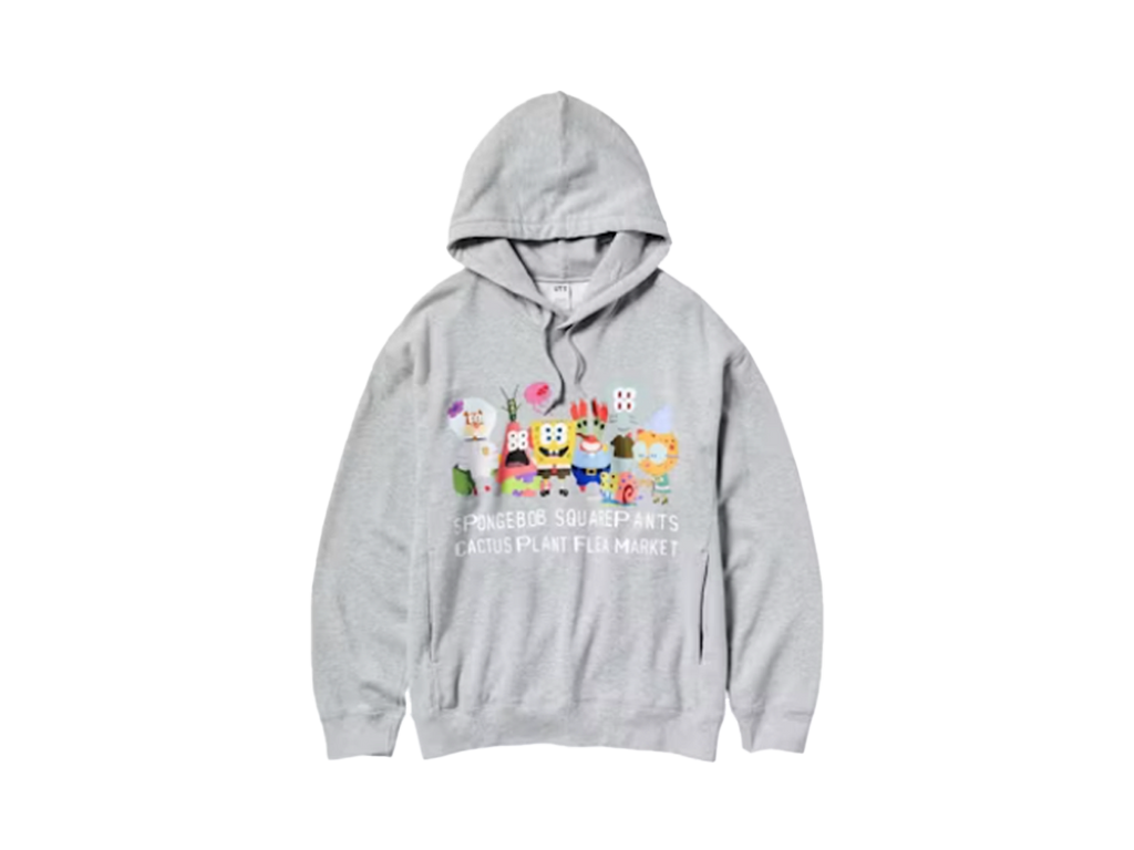 CPFM Uniqlo x Spongebob Squarepants Hoodie Gray-CPFM-pikastore.cz