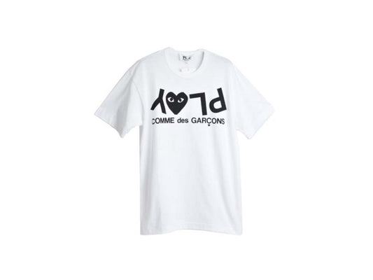 Comme des Garcons PLAY Inverted Text Tee