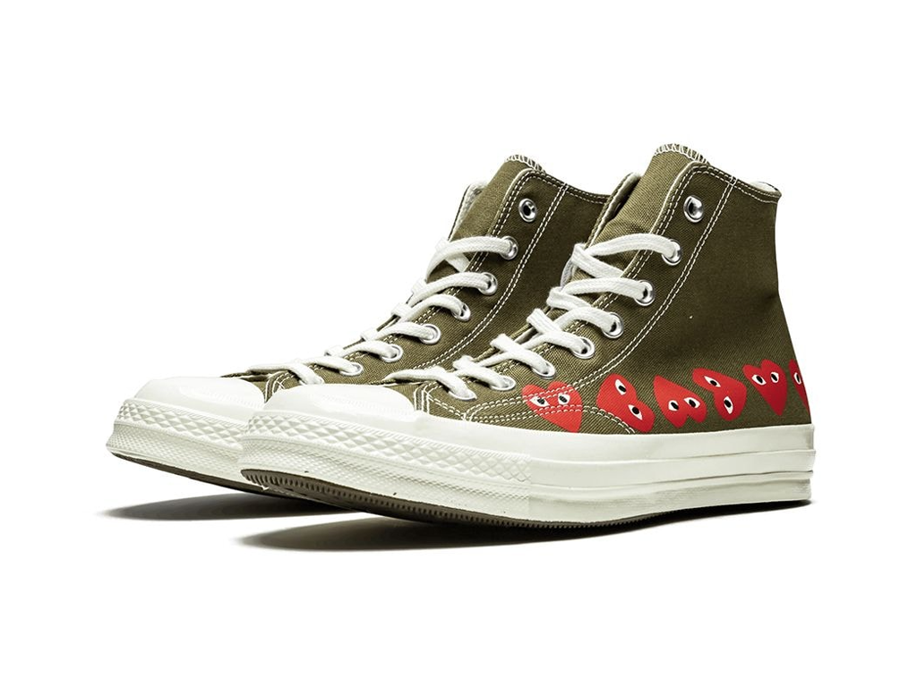 Comme des Garcons Play x Converse Chuck 70 Hi Top Multi Heart-Converse-pikastore.cz