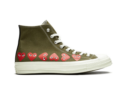 Comme des Garcons Play x Converse Chuck 70 Hi Top Multi Heart