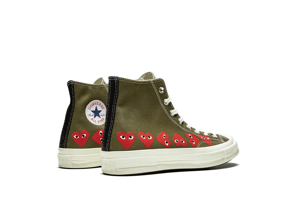 Comme des Garcons Play x Converse Chuck 70 Hi Top Multi Heart-Converse-pikastore.cz