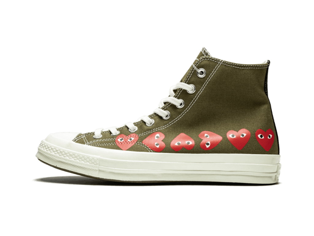 Comme des Garcons Play x Converse Chuck 70 Hi Top Multi Heart-Converse-pikastore.cz
