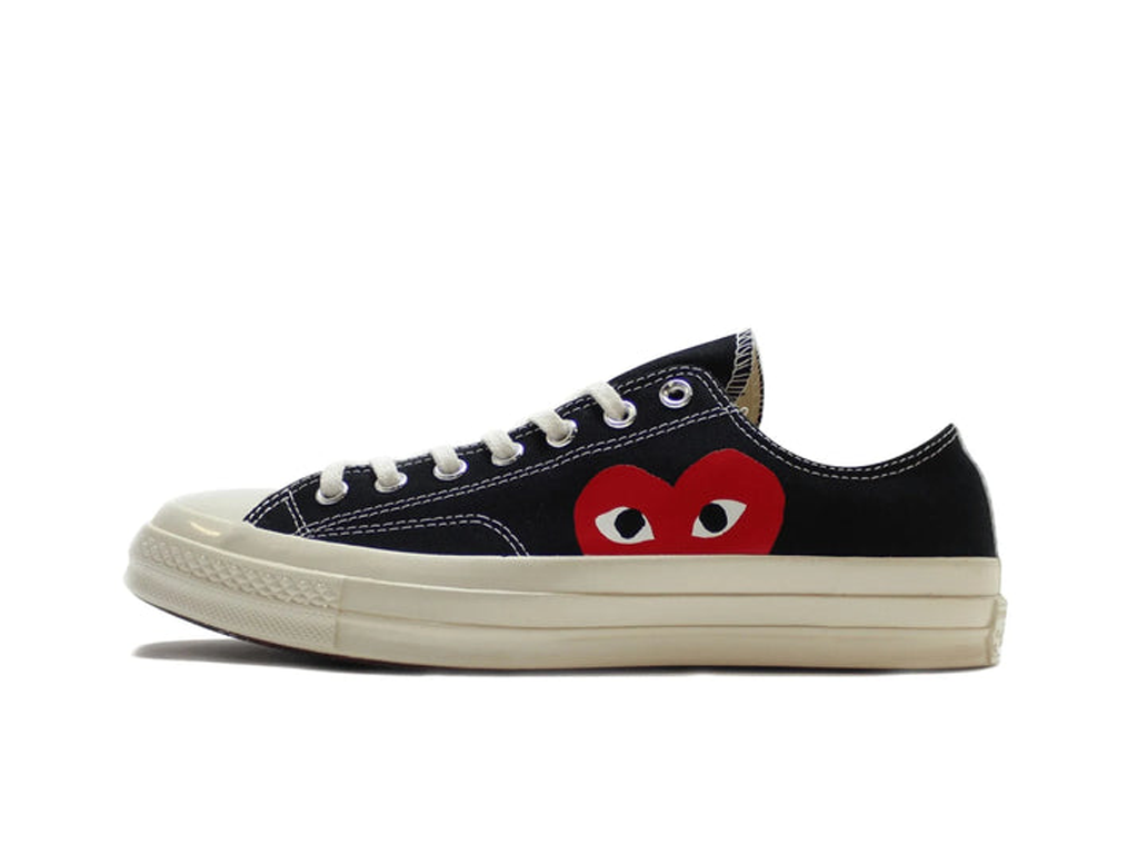 Comme des Garcons Play x Converse Chuck 70 Low Black-Converse-pikastore.cz
