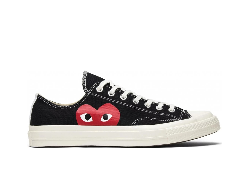 Comme des Garcons Play x Converse Chuck 70 Low Black-Converse-pikastore.cz