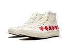 Converse Comme des Garcons Play x Chuck 70 Hi Top Multi Heart White-Converse-pikastore.cz