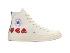 Converse Comme des Garcons Play x Chuck 70 Hi Top Multi Heart White-Converse-pikastore.cz