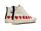 Converse Comme des Garcons Play x Chuck 70 Hi Top Multi Heart White-Converse-pikastore.cz