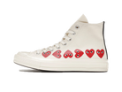 Converse Comme des Garcons Play x Chuck 70 Hi Top Multi Heart White-Converse-pikastore.cz