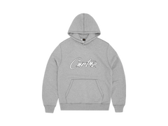 Corteiz Satin Allstarz Applique Hoodie Grey