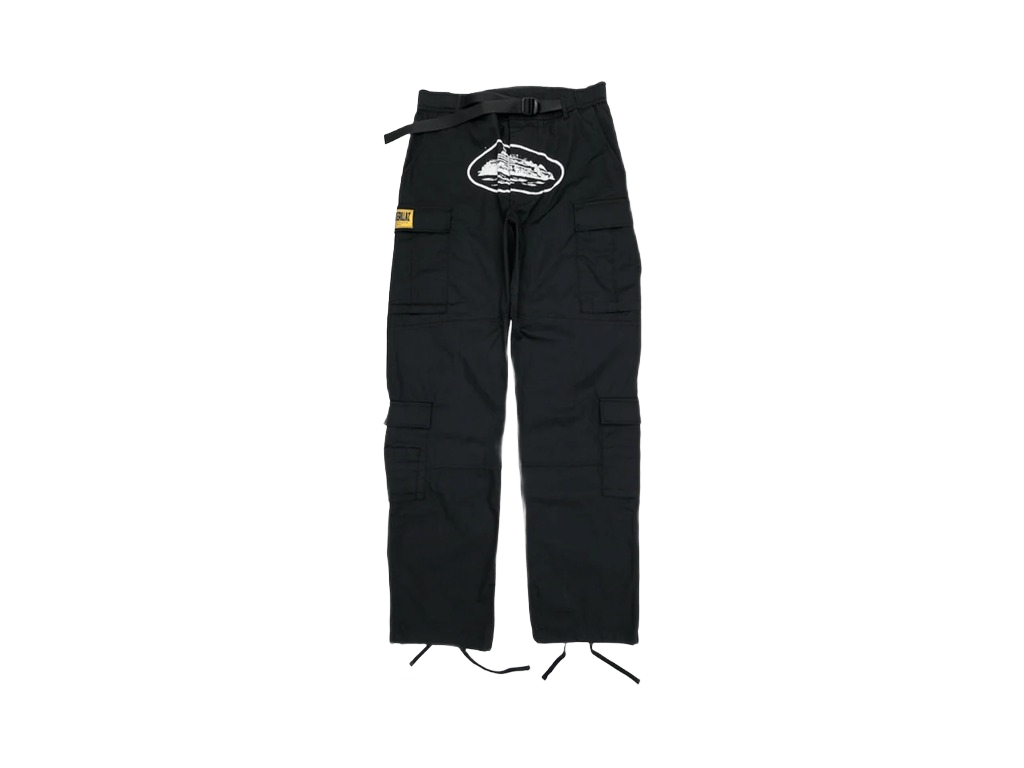 Corteiz 5 Starz Special Edition Black Guerillaz Cargo Pant Black-Corteiz-pikastore.cz