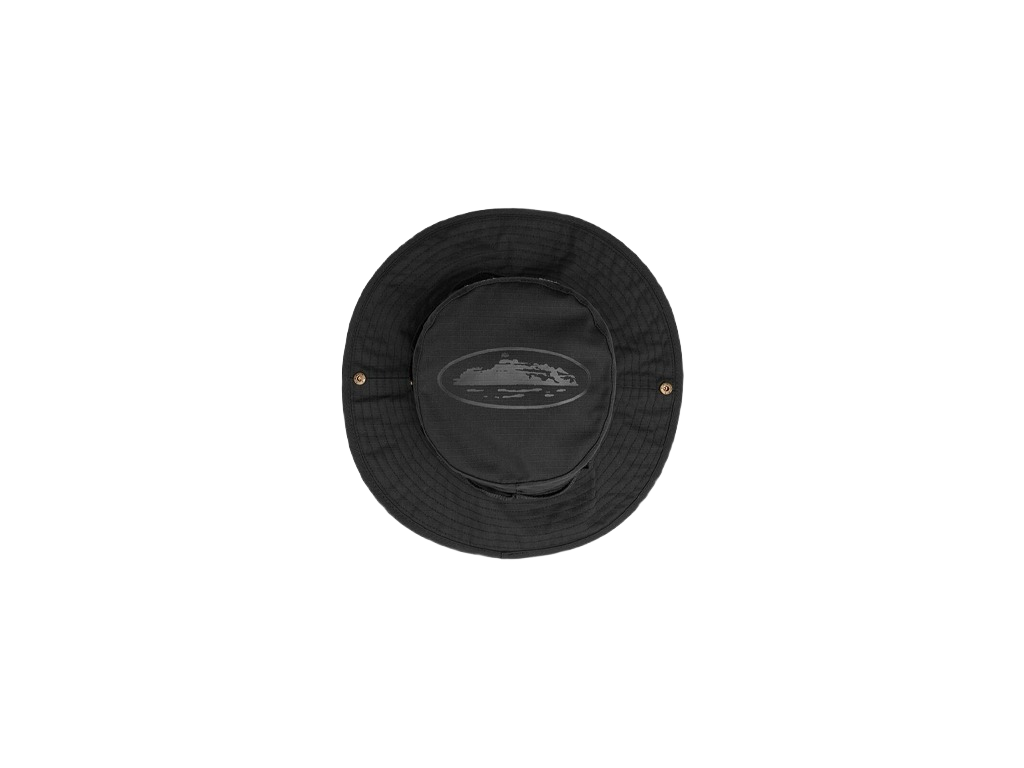 Corteiz Alcatraz Bucket Hat Triple Black-Corteiz-pikastore.cz
