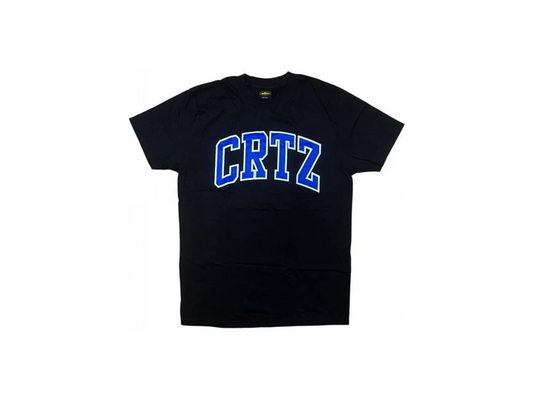 Corteiz Dropout Logo Tee Black Blue