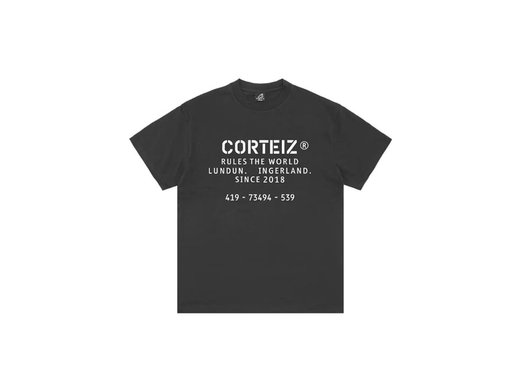 Corteiz OG Stencil Tee Black-Corteiz-pikastore.cz
