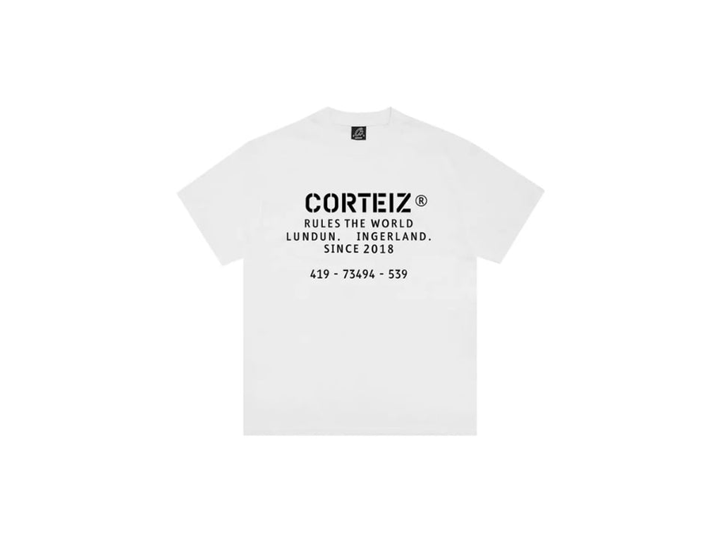 Corteiz OG Stencil Tee White-Corteiz-pikastore.cz