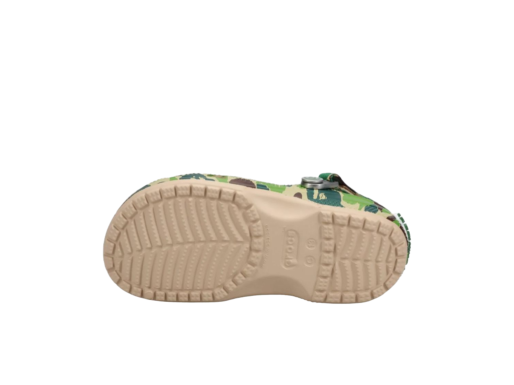 Crocs Classic Clog A Bathing Ape ABC Camo Green (Kids) – pantofle – fotka 5 z 5