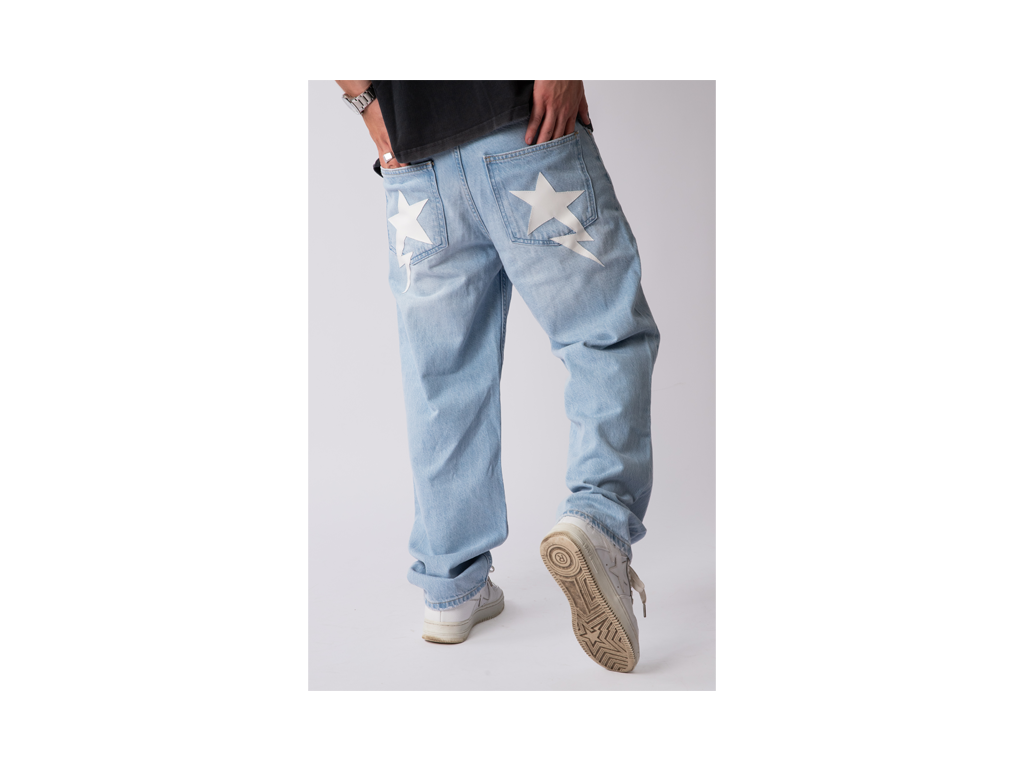 Custom Star Blue Jeans