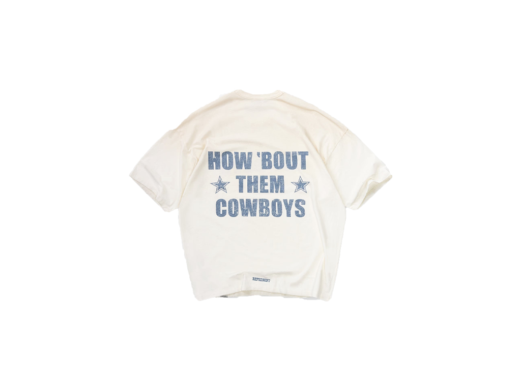 Dallas Cowboys x Represent T-Shirt Washed Ecru-Represent-pikastore.cz