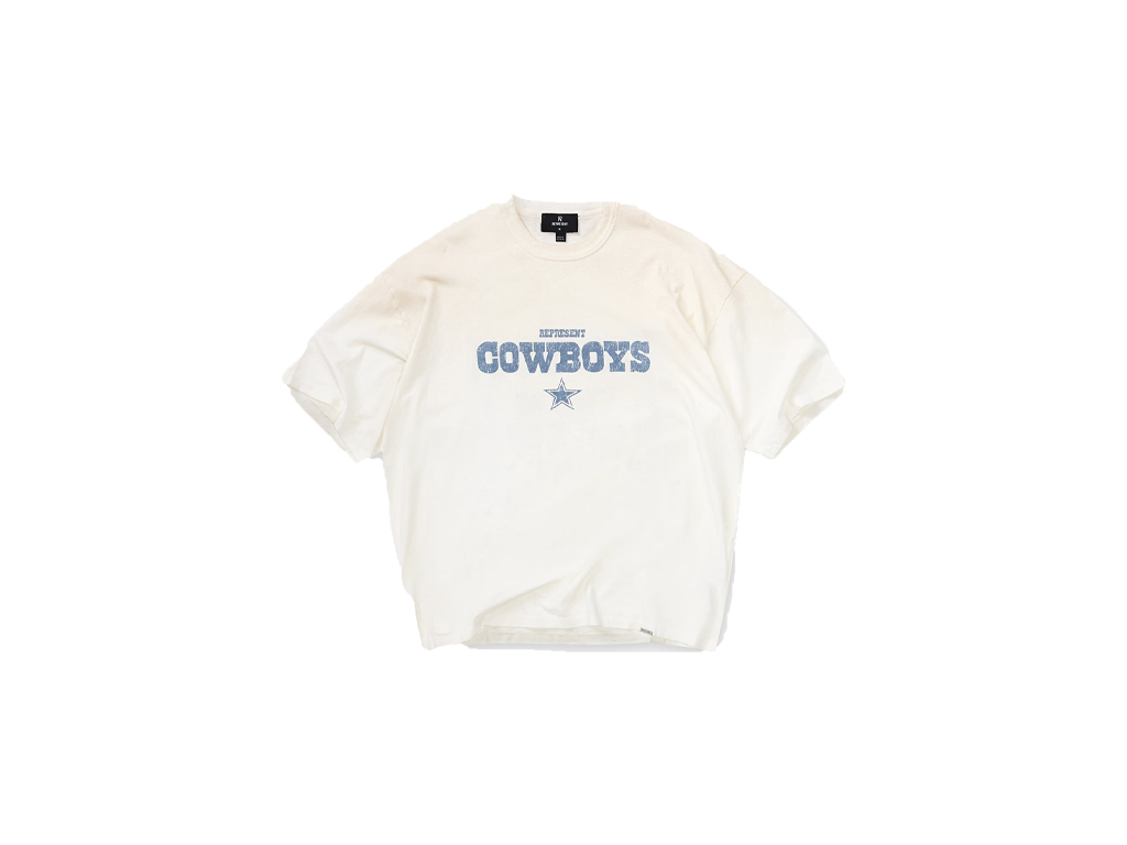 Dallas Cowboys x Represent T-Shirt Washed Ecru-Represent-pikastore.cz
